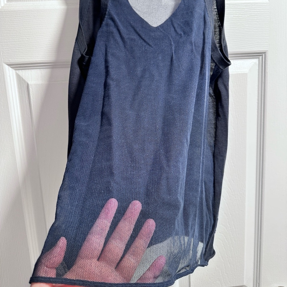 Ports 1961 Wool Mesh blend tank with pockets - Picture 4 of 5
